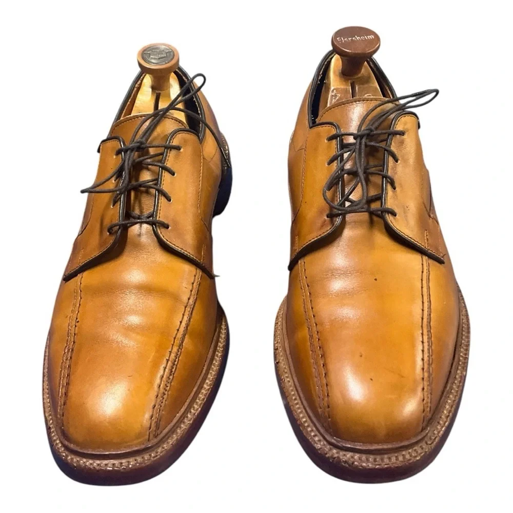 🪵 Allen Edmonds Hillcrest Blucher Oxfords | Men’s Leather Lace-Ups | Like New 👞